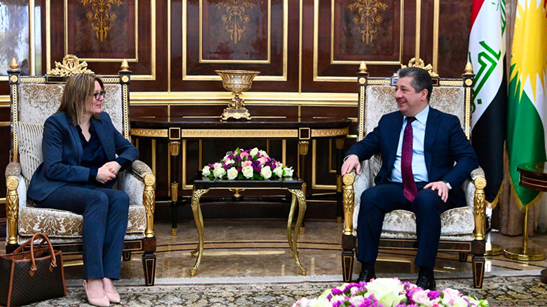 رئيس حكومة كوردستان والسفيرة السويدية